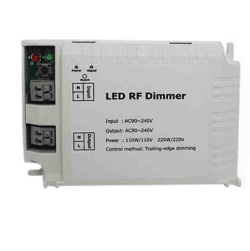 DM014 AC90~2240V Triac Dimmer, 1 Channel Wireless Three-key RF Triac Dimmer